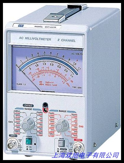 上海無儀DA-16D交流毫伏表100μV~300V,10Hz~2MHz 圖