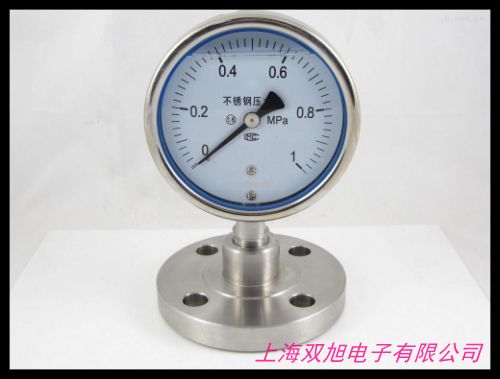 60MM不銹鋼隔膜式電接點壓力表,PP耐酸堿隔膜座,上下限控制
