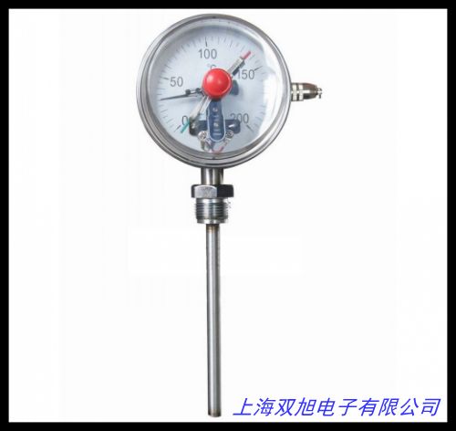上海WSSX-411 電接點工業(yè)雙金屬溫度計 反應釜溫度計